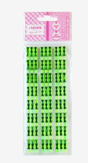 Стразы самоклеящиеся deVENTE. Кристальные узоры, 8004052