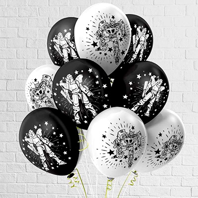 Шар латексный 12' стандарт (ПАСТЕЛЬ) ассорти 50 шт;упак. 'Роботы' 2AVP-158