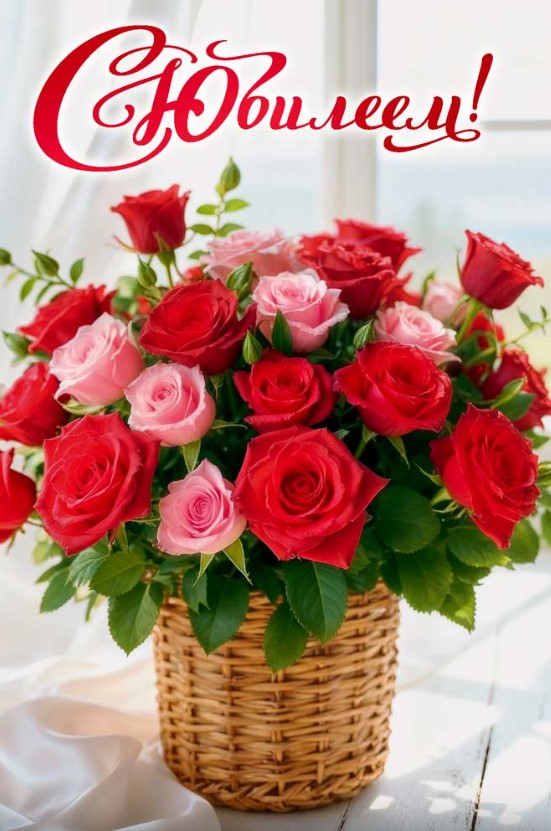 Открытка, А5, С Юбилеем, 70001398