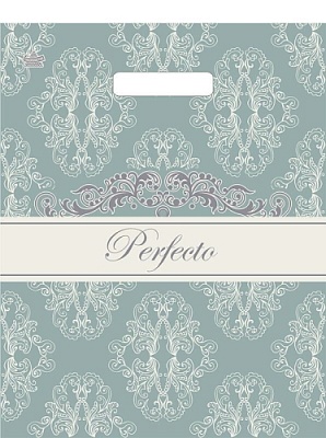 Пакет ПЭ с вырубной ручкой 37х30+3см (х25) (Перфекто Авантюрин) Тико, ВУР66665