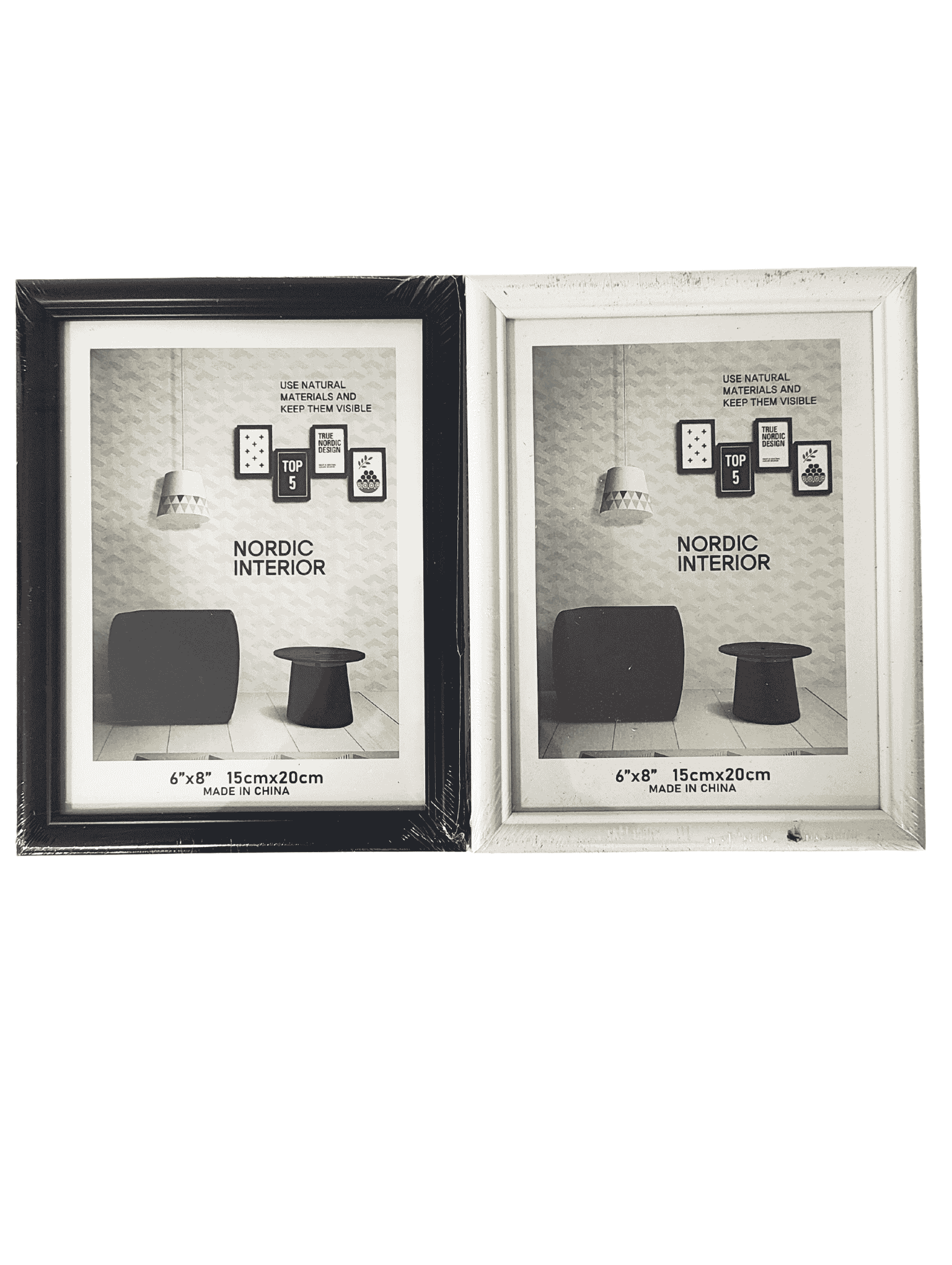 Фоторамка 15х20 см пластик, стекло, ассорти цвета, 8335-5