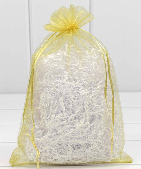 Мешочки из органзы 26х32 Золотой,  000801-7С н-й