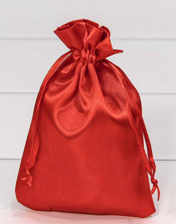 Мешочки атласные 12х15 Красный, 000814-9H н-й		