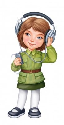 Плакат 'Девочка-связист', 59.312.00