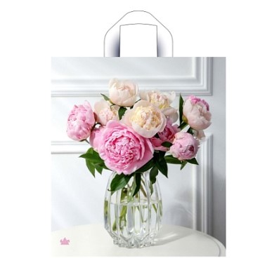 Пакет 36x40+5 (37) Тико ПНД (Роскошные пионы) РОССИЯ, ПТЛ69401