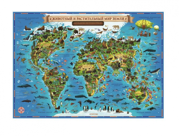Карта Мира детская Globen 
