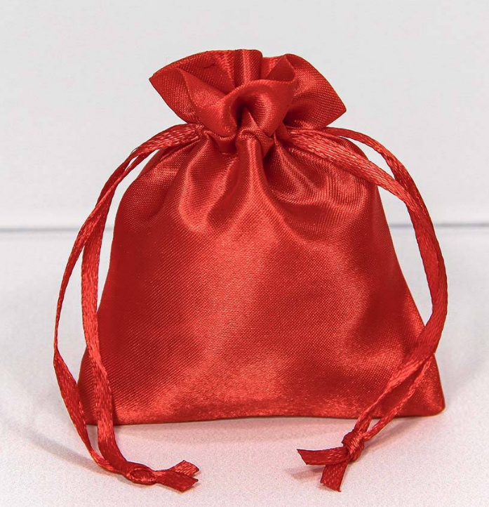 Мешочки атласные 7х9 Красный, 000814-9J н-й