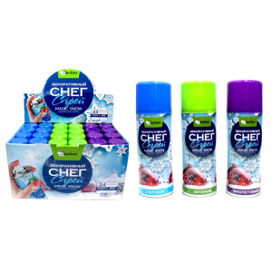 Снег искуственный , DARLENS , 250 мл, ассорти, DL-DRL01008