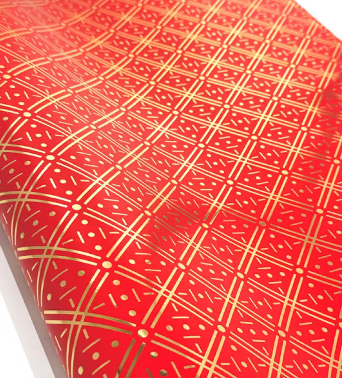 Упаковочная бумага, Золото, 70х100, (2 шт/уп), 512-003-14