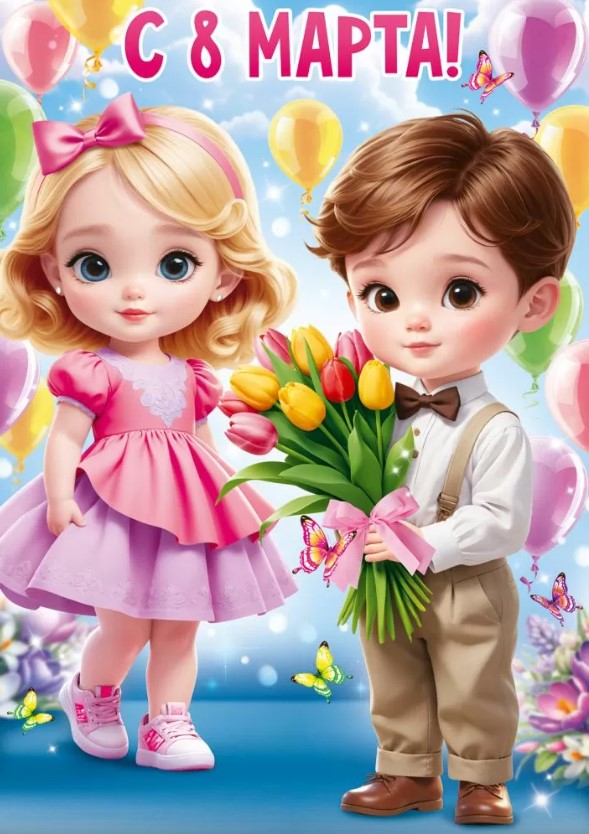 Плакат '8 марта', 90000127