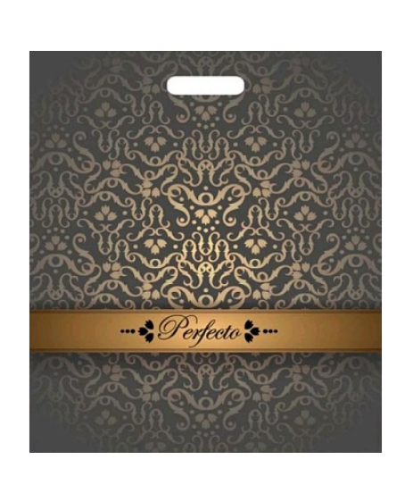 Пакет ПЭ с вырубной ручкой 48х42. (90) (Перфекто бисмарк) Тико (х25;400), ВУР36445