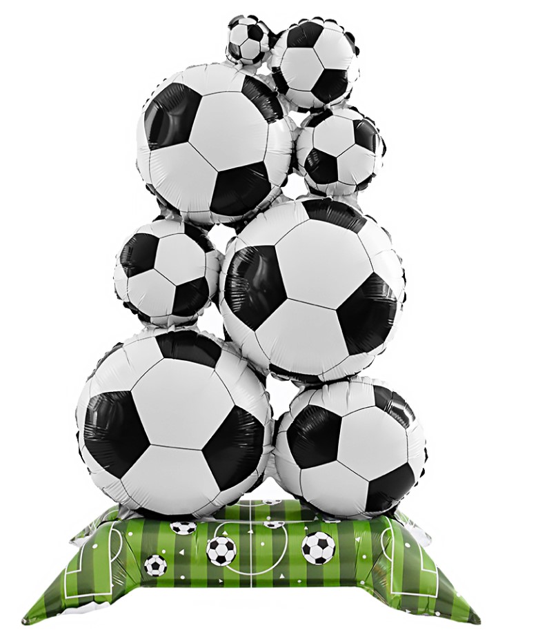 Шар 3D (38''/97 см) Фигура на подставке, Футбольные мячи, 1 шт, 27191