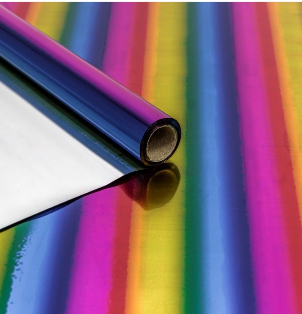 Плёнка голография 70х8,1 м, 40 мкм, Радуга, 00070810