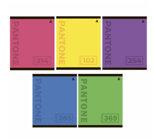 Тетрадь 48л., А5, клетка, Alingar, Pantone, AL9943