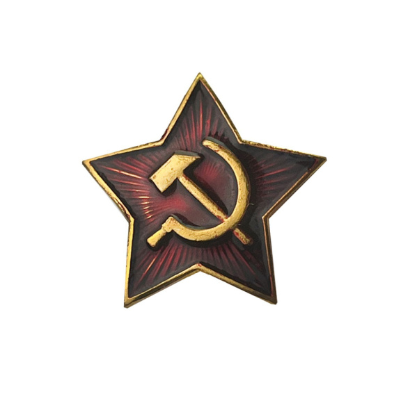 Значок звезда на пилотку (1 шт)
