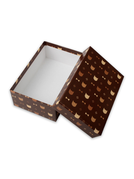 Коробка подарочная Miland 'Джентлкот', 35х23х7 см., прямоугольная (Серия 5в1), картон, 1631