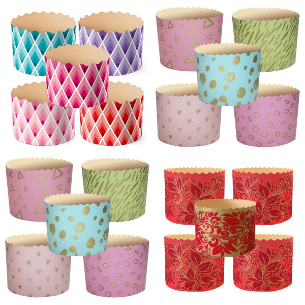 Форма для куличей 90;90 ГЕОМЕТРИЯ;КРАСНАЯ ПАСХА;ПАСТЕЛЬ;ЗАЙЧИКИ/РАЙСКИЙ САД