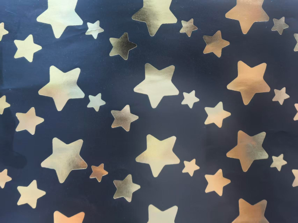 Упаковочная бумага, Звезды, 70х100, (2 шт/уп), 512-003-2