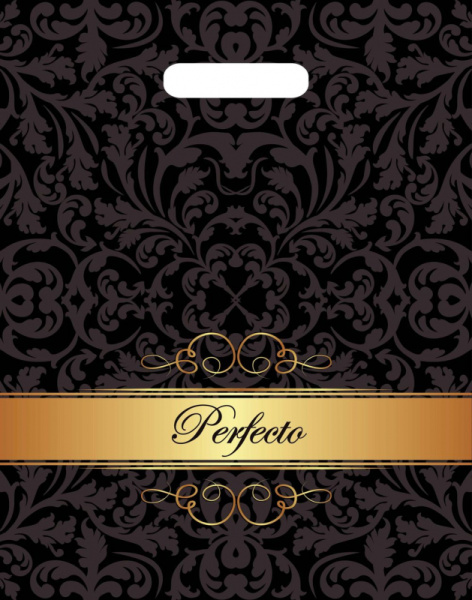 Пакет с вырубной ручкой 37х30+3 (90) Тико (Перфекто шайн), ВУР33753