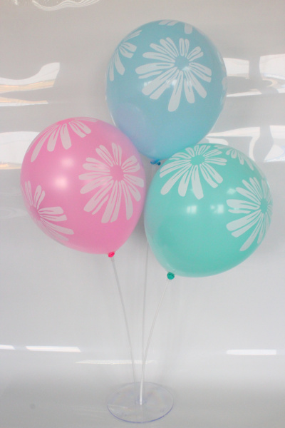 Шар латексный 'Ромашки' 12', пастель, в прозрачной упаковке, ассорти, 100 шт.; уп., 9745