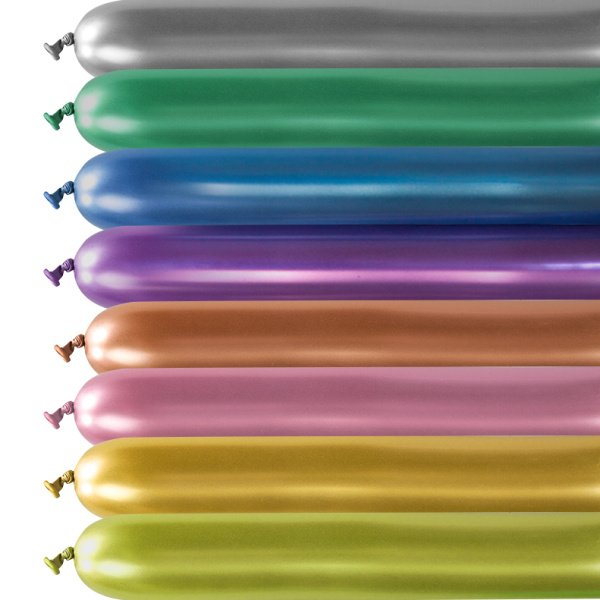 Шары для моделирования (2,5 см), ассорти, хром, (50 шт;уп), 926000