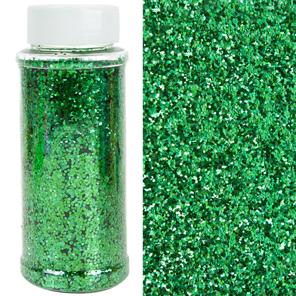 Конфетти в баночке Шестиугольники 'Зеленый' фольга, 90г., 521334