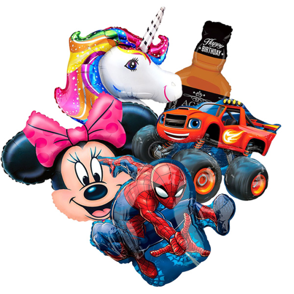 Набор фольгированных шаров 'Мультяшки', 3-5 шт. в наборе, ассорти