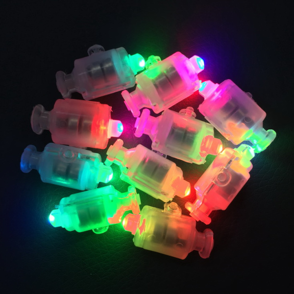 Подсветка в шар разноцветного свечения с кнопкой. 10 шт. 4451А