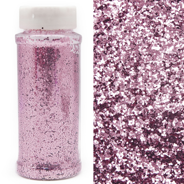 Конфетти в баночке Шестиугольники 'Розовый голография' фольга, 90г., 521304