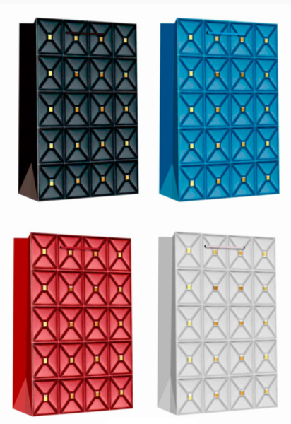 Пакет подарочный, Строгий узор, 30х12х41,5см,  AR-6225