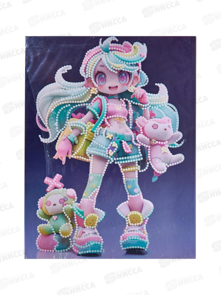 Алмазная мозаика SUPER GIRLS, деревянный подрамник 25x30 см, M-12138